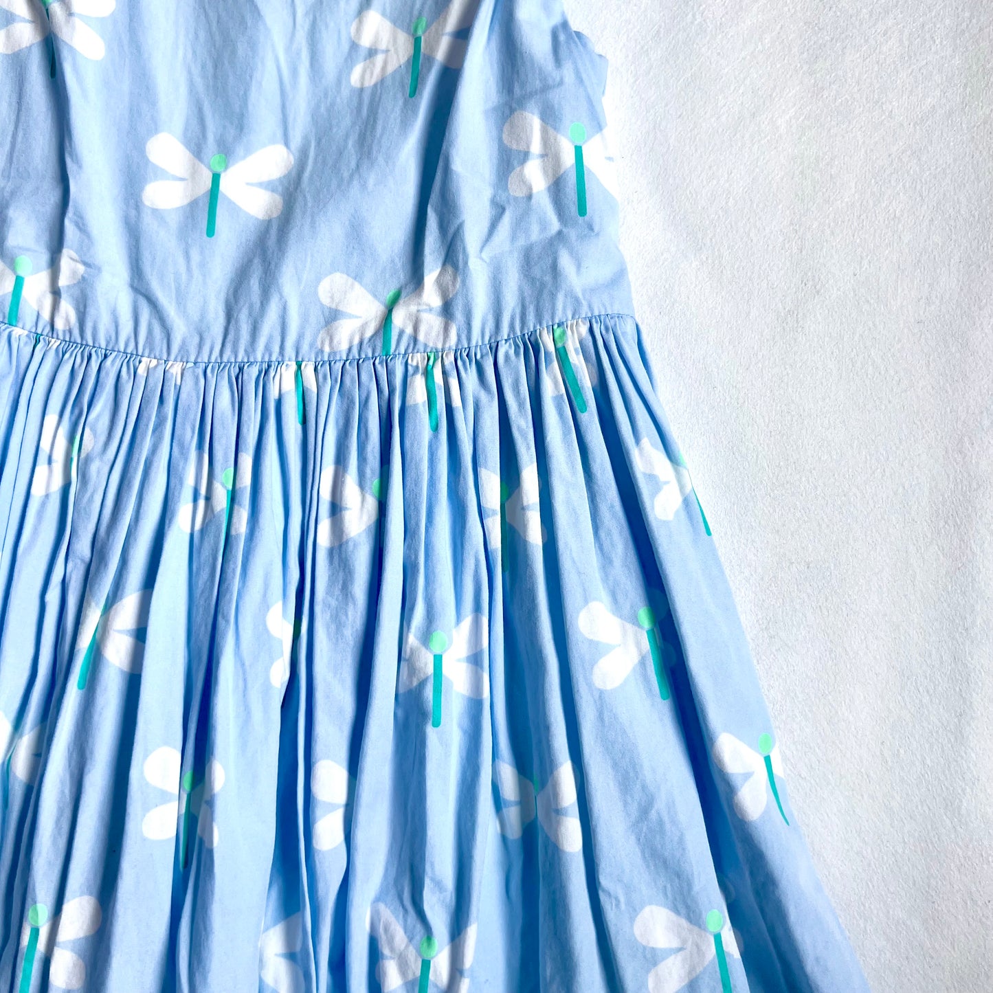 (Pre-loved) Jacadi Blue Dragonfly Dress 藍色蜻蜓裙 5Y