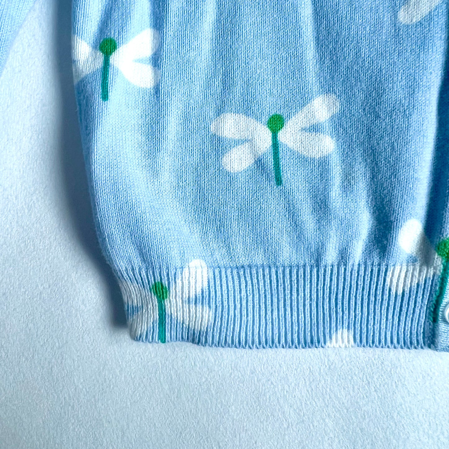 (Pre-loved) Jacadi Blue Dragonfly Cardigan 藍色蜻蜓開襟衫 6Y