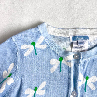 (Pre-loved) Jacadi Blue Dragonfly Cardigan 藍色蜻蜓開襟衫 6Y