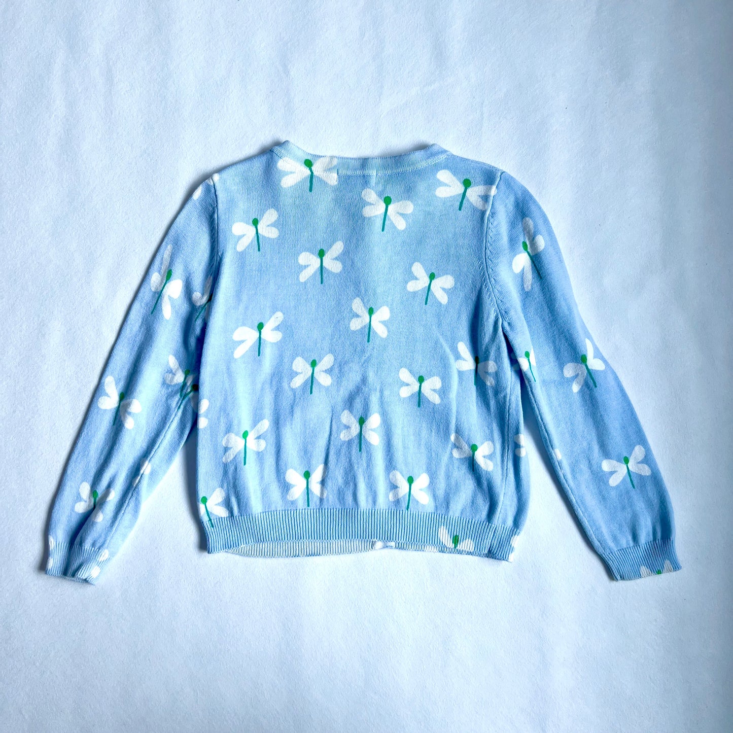 (Pre-loved) Jacadi Blue Dragonfly Cardigan 藍色蜻蜓開襟衫 6Y