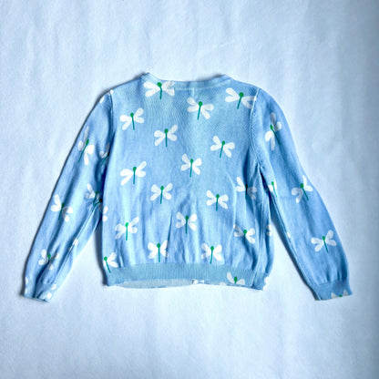 (Pre-loved) Jacadi Blue Dragonfly Cardigan 藍色蜻蜓開襟衫 6Y