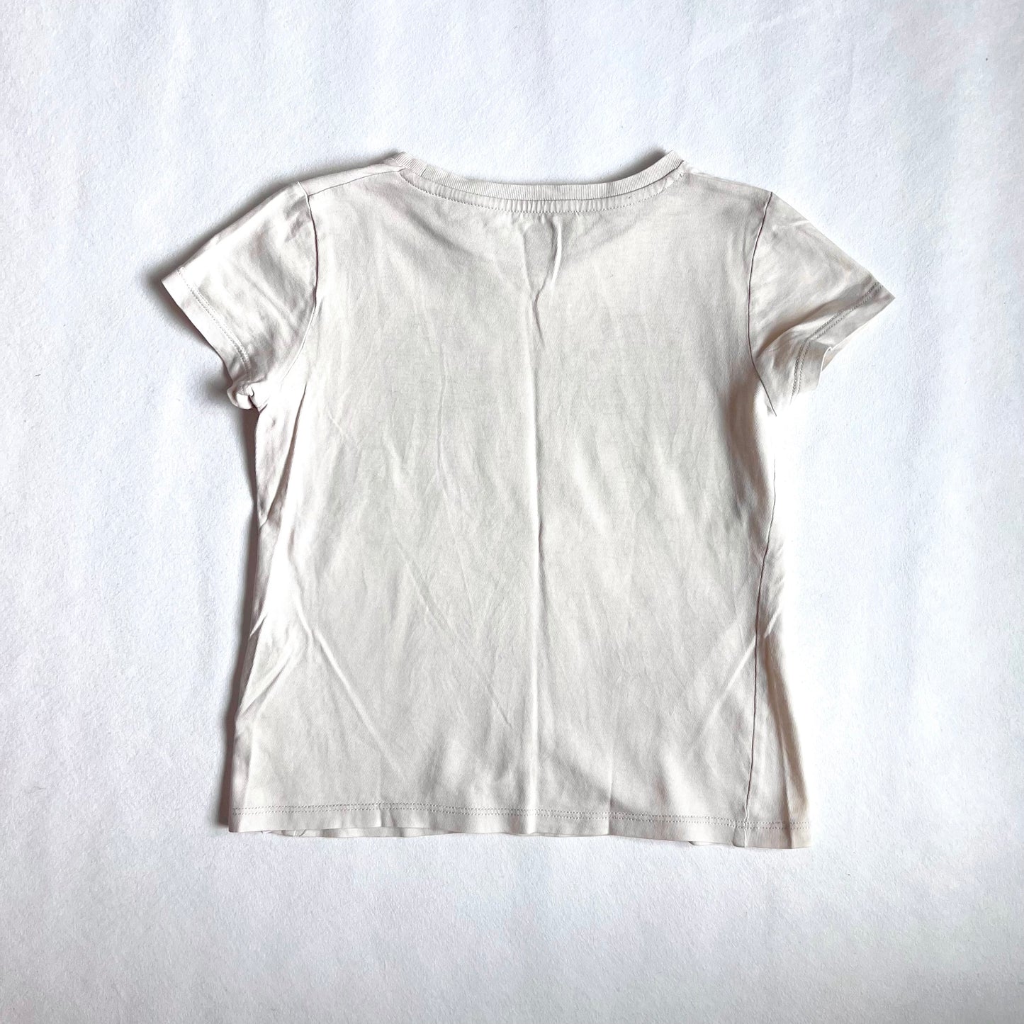 (Pre-loved) Gucci Two Horses Short Sleeves T-Shirt 女童白色短袖T恤 6Y