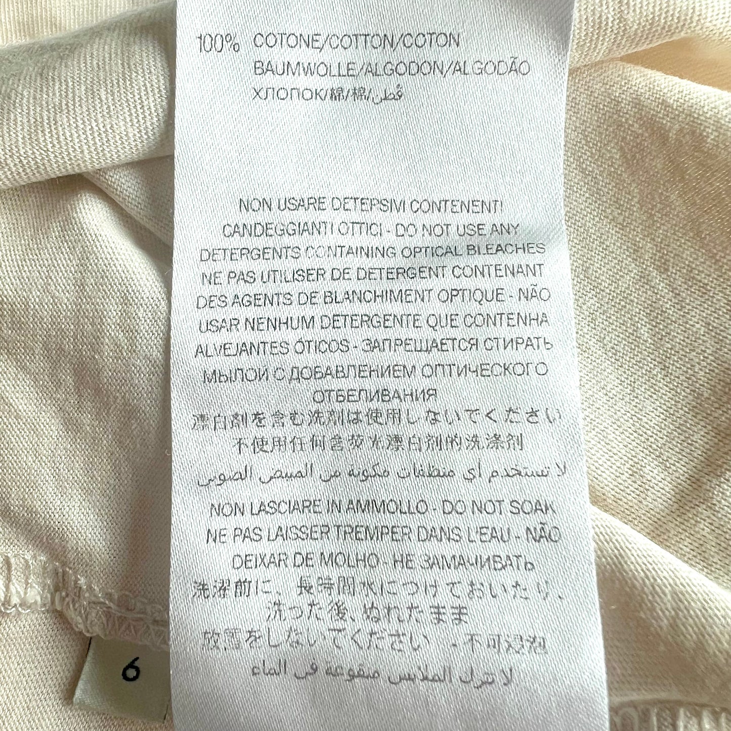 (Pre-loved) Gucci Two Horses Short Sleeves T-Shirt 女童白色短袖T恤 6Y