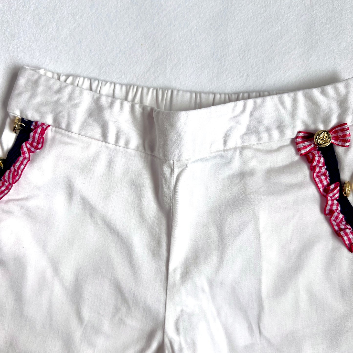 (Pre-loved) Nicholas & Bears White Casual Pants 女童白色八分褲 3Y