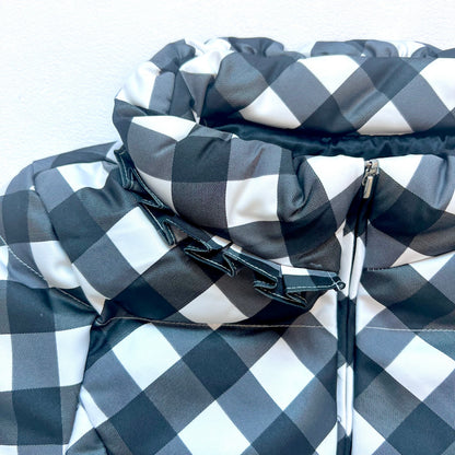 (Pre-loved) Nicholas & Bears Checkered Puffer Jacket 黑白格仔羽絨外套 6Y