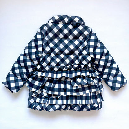 (Pre-loved) Nicholas & Bears Checkered Puffer Jacket 黑白格仔羽絨外套 6Y