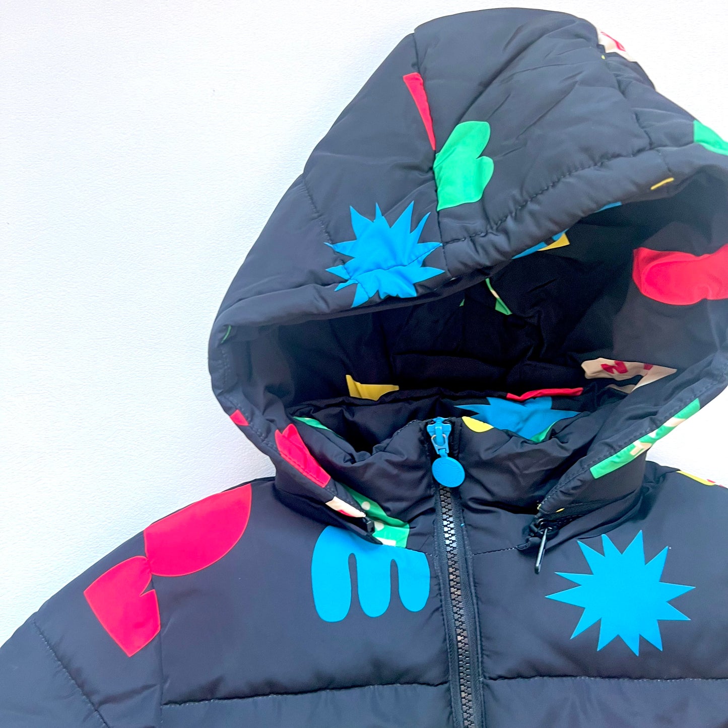 (Pre-loved) Stella Mccartney Printed Puffer Jacket 藍色印花保暖外套 8Y