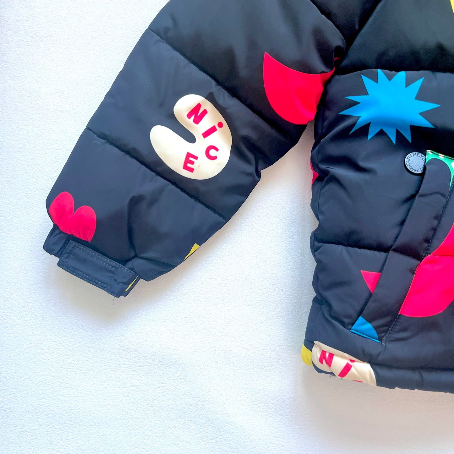 (Pre-loved) Stella Mccartney Printed Puffer Jacket 藍色印花保暖外套 8Y