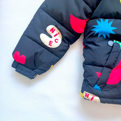 (Pre-loved) Stella Mccartney Printed Puffer Jacket 藍色印花保暖外套 8Y