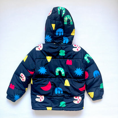 (Pre-loved) Stella Mccartney Printed Puffer Jacket 藍色印花保暖外套 8Y