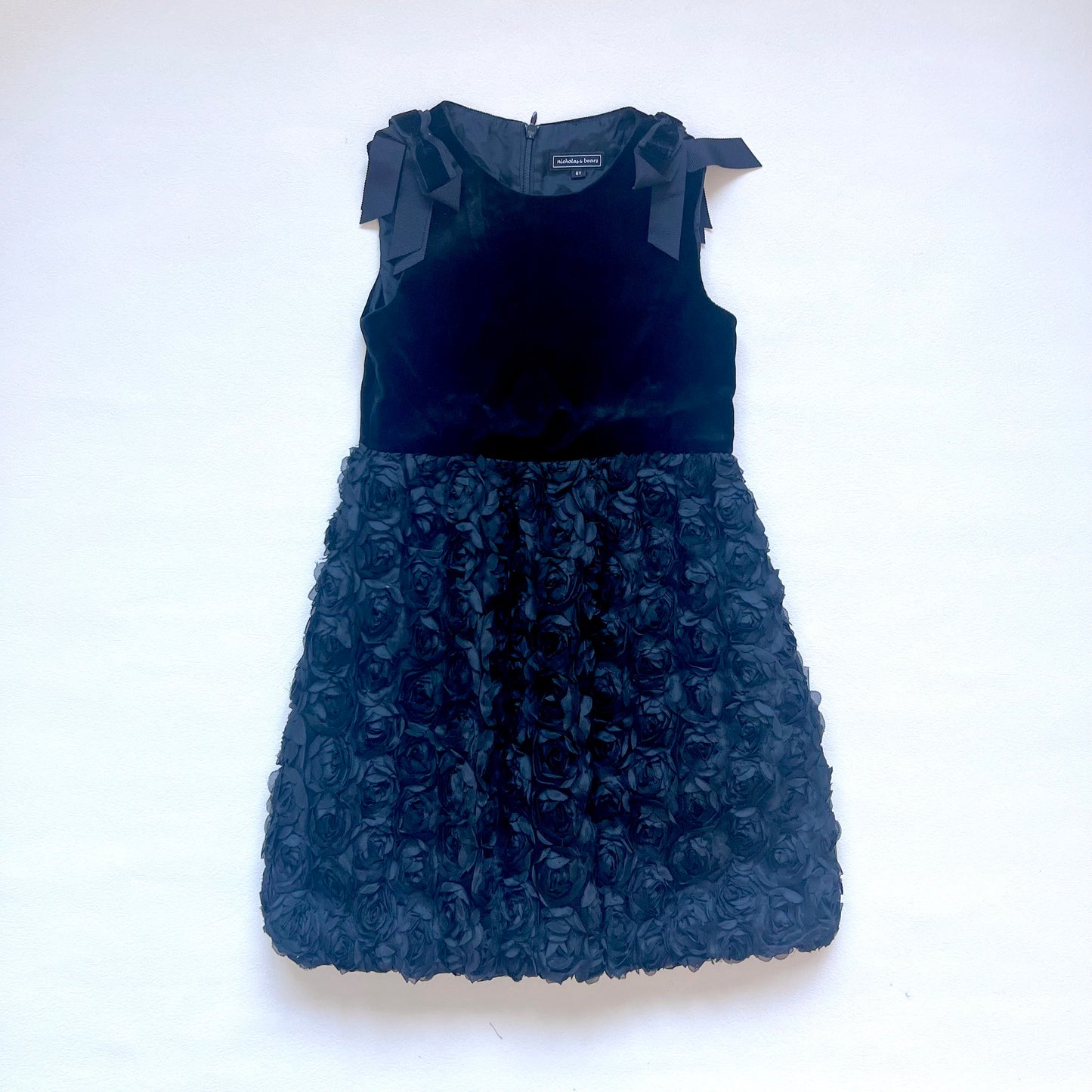 (Pre-loved) Nicholas & Bears Sleeveless Black Dress 女童無袖連身裙 6Y