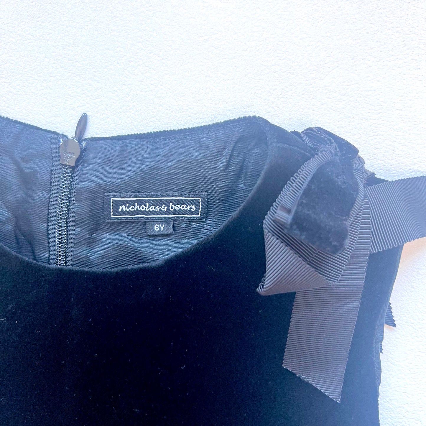 (Pre-loved) Nicholas & Bears Sleeveless Black Dress 女童無袖連身裙 6Y
