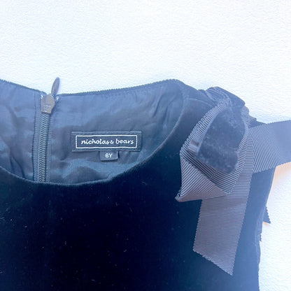(Pre-loved) Nicholas & Bears Sleeveless Black Dress 女童無袖連身裙 6Y