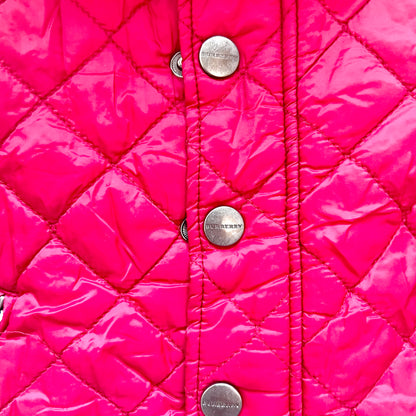 (Pre-loved) Burberry Red Quilted Jacket 女童紅色外套 2Y