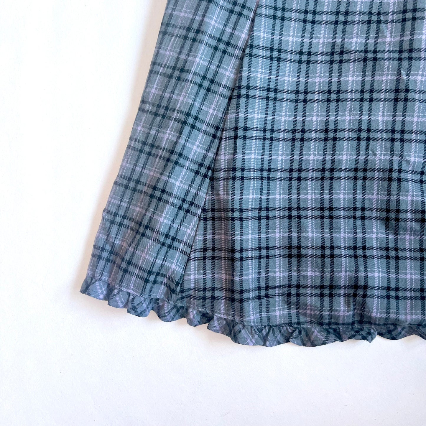 (Pre-loved) Mezzo Piano Blue Dress 女童吊帶格仔裙 140
