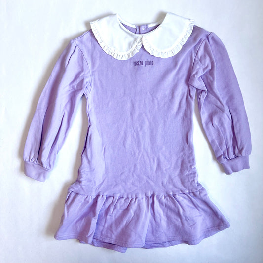(Pre-loved) Mezzo Piano Purple Long Sleeve Dress 女童長袖紫色連身裙 140