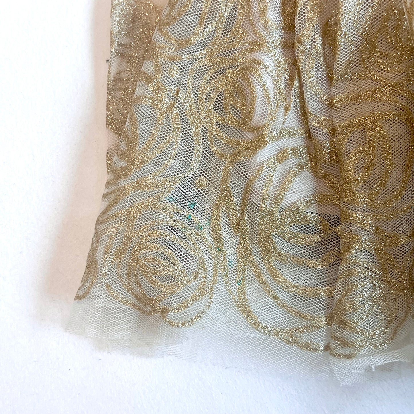 (Pre-loved) Disney day dress Bell, Beauty and the Beast 迪士尼美女與野獸貝兒公主裙 4Y