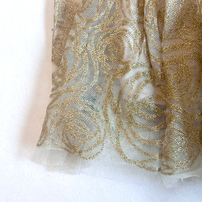 (Pre-loved) Disney day dress Bell, Beauty and the Beast 迪士尼美女與野獸貝兒公主裙 4Y