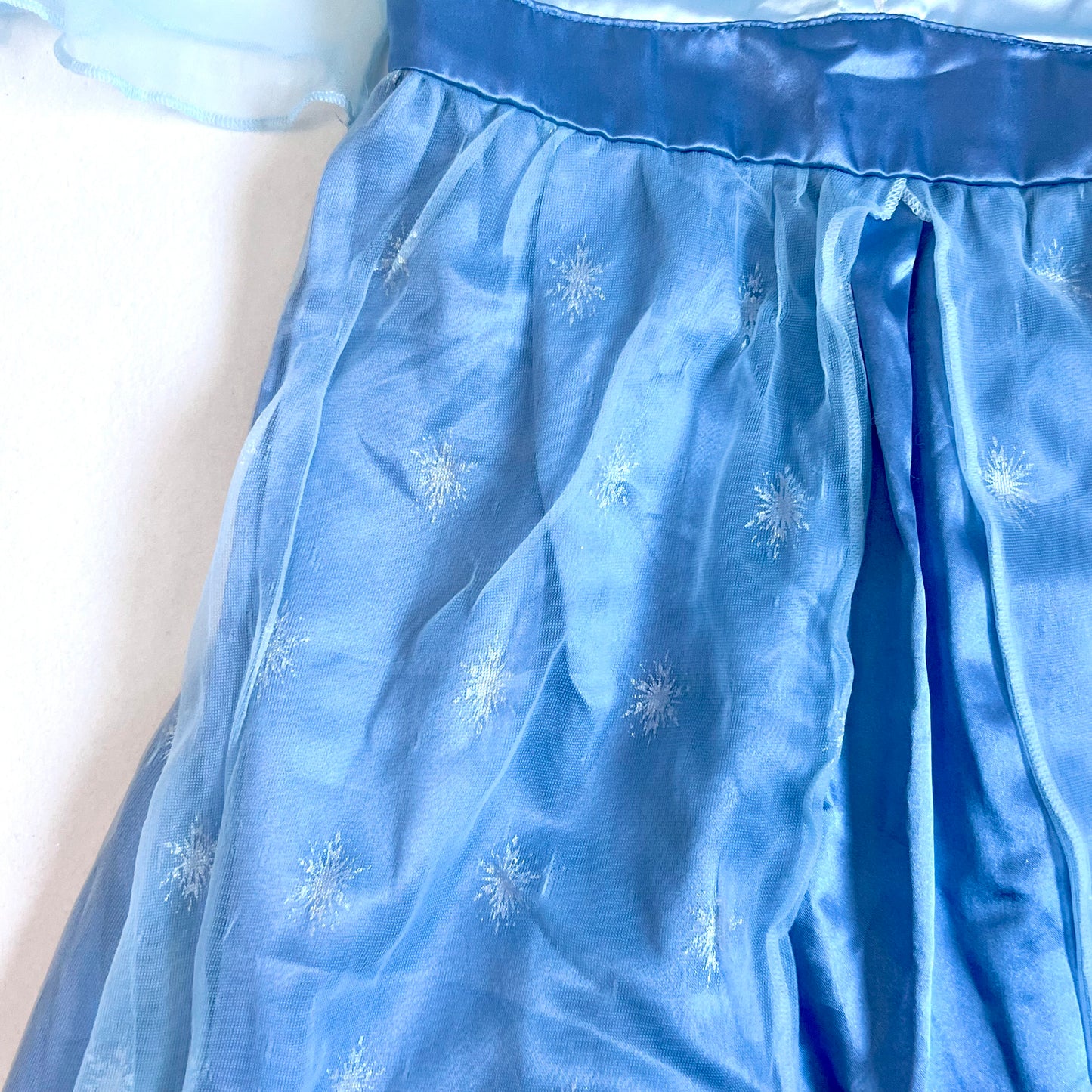 (Pre-loved) Disney Elsa Blue Daily Dress Frozen 迪士尼愛莎公主裙 5/6Y