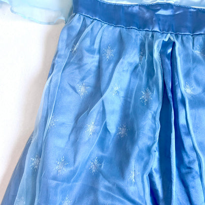 (Pre-loved) Disney Elsa Blue Daily Dress Frozen 迪士尼愛莎公主裙 5/6Y