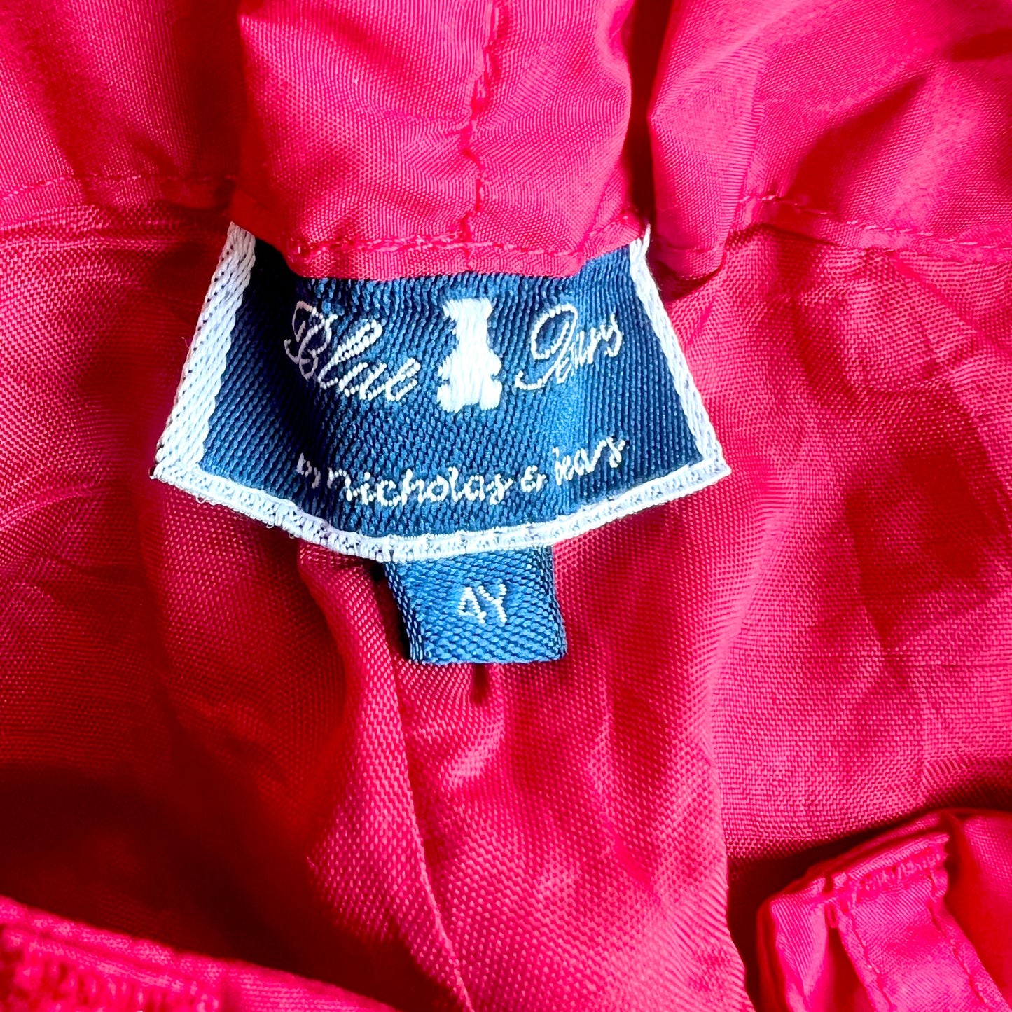 (Pre-loved) Nicholas & Bears Red Pants 女童紅色七分褲 4Y