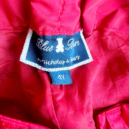 (Pre-loved) Nicholas & Bears Red Pants 女童紅色七分褲 4Y