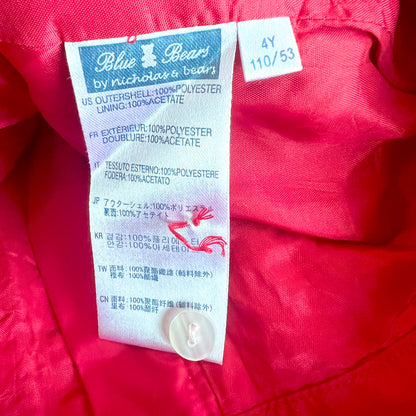 (Pre-loved) Nicholas & Bears Red Pants 女童紅色七分褲 4Y