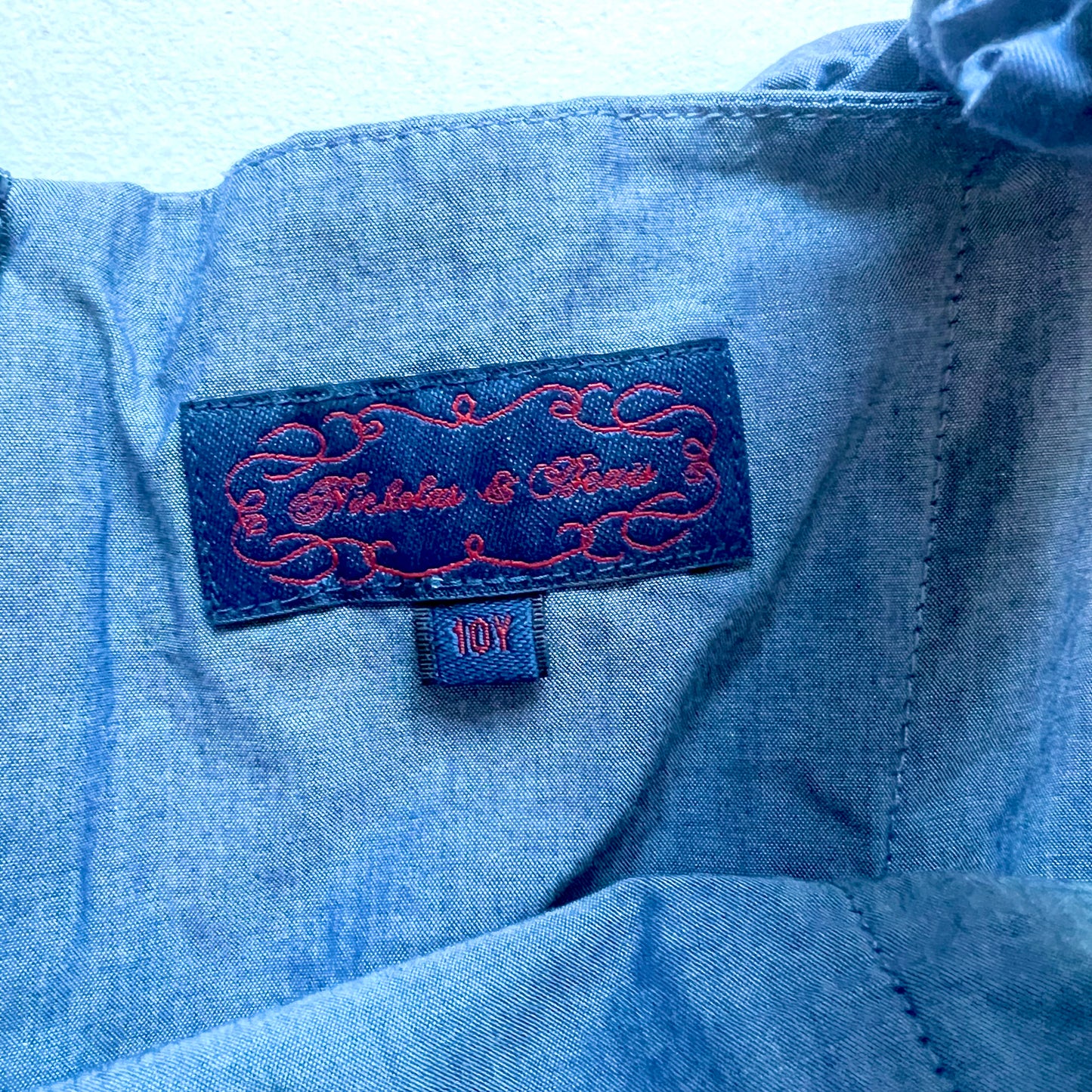 (Pre-loved) Nicholas & Bears Blue Dress 藍色吊帶蕾絲裙 10Y