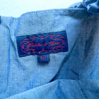 (Pre-loved) Nicholas & Bears Blue Dress 藍色吊帶蕾絲裙 10Y
