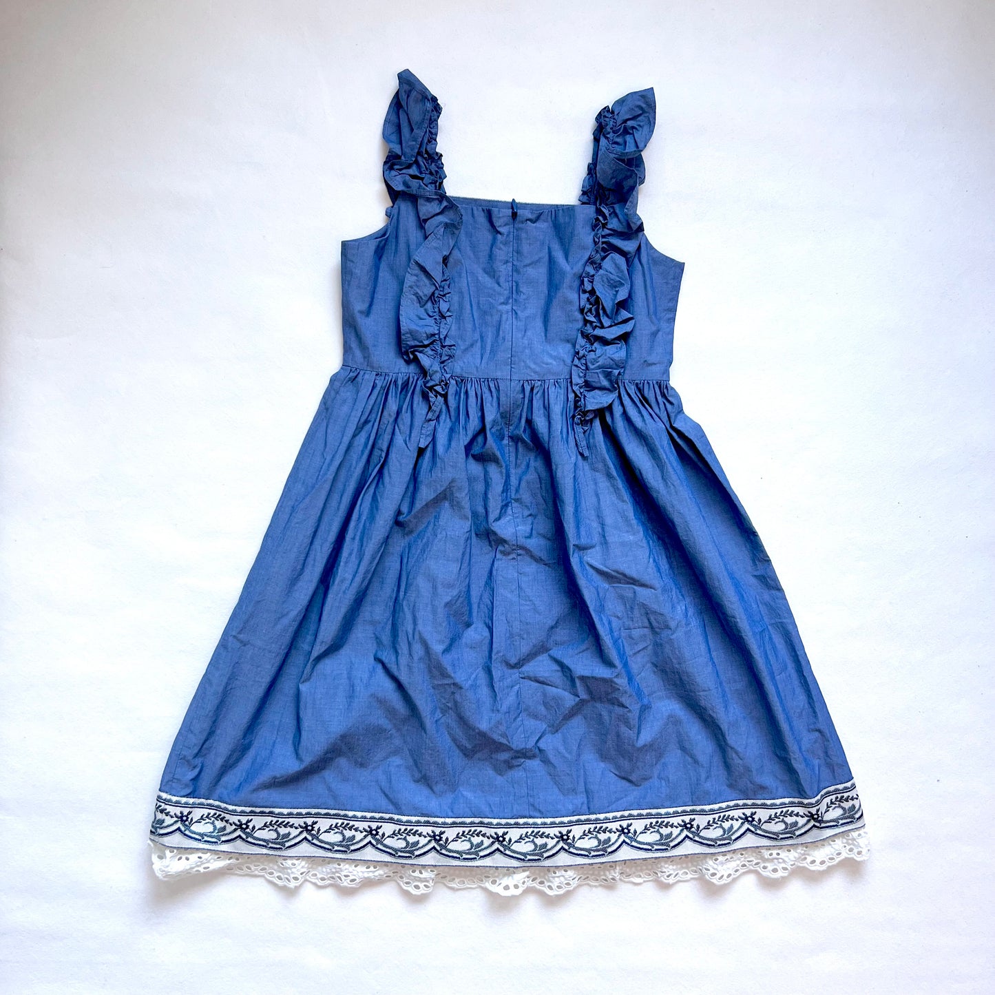 (Pre-loved) Nicholas & Bears Blue Dress 藍色吊帶蕾絲裙 10Y