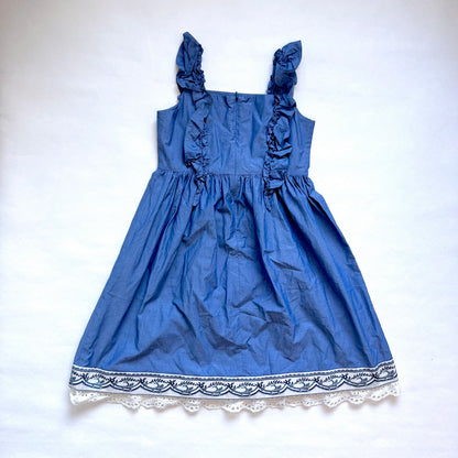 (Pre-loved) Nicholas & Bears Blue Dress 藍色吊帶蕾絲裙 10Y