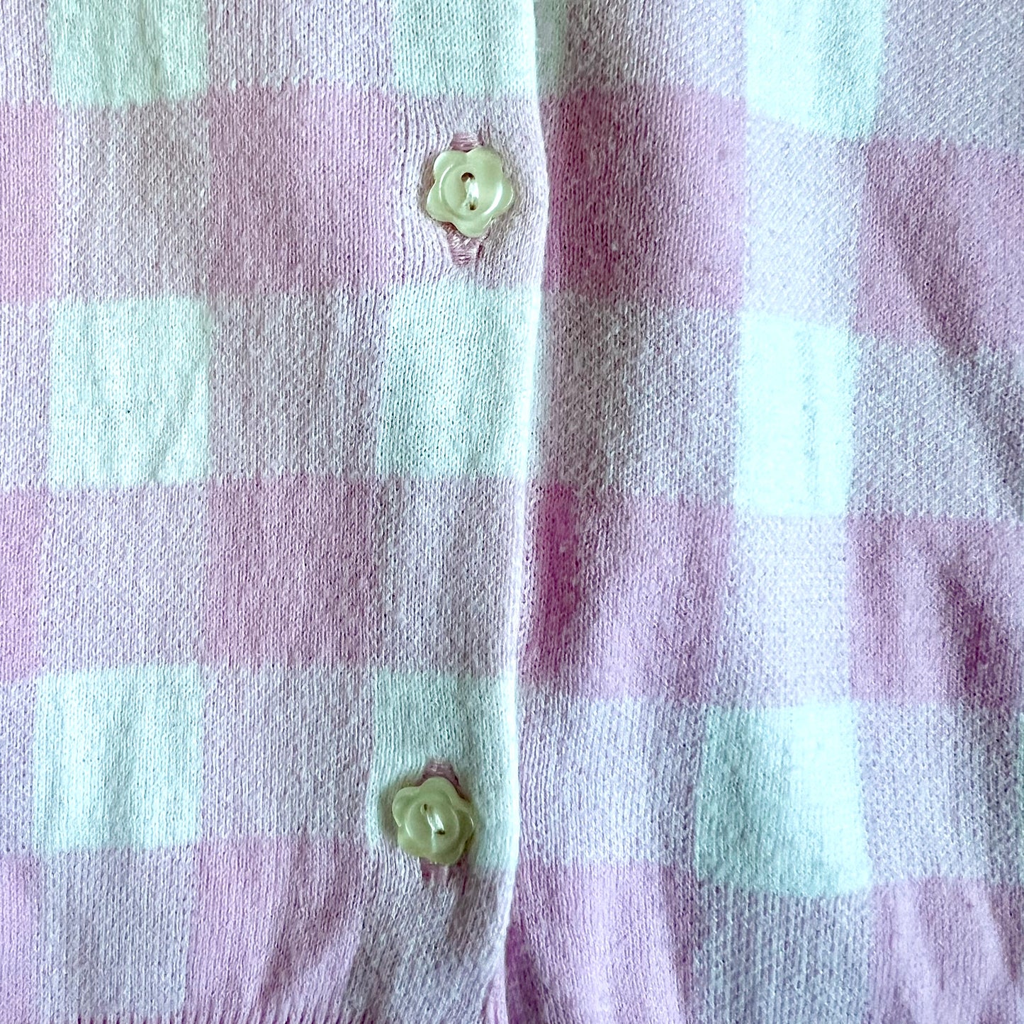 (Pre-loved) Polo Ralph Lauren Pink Check Cardigan 粉紅色格仔開襟衫 8-10Y
