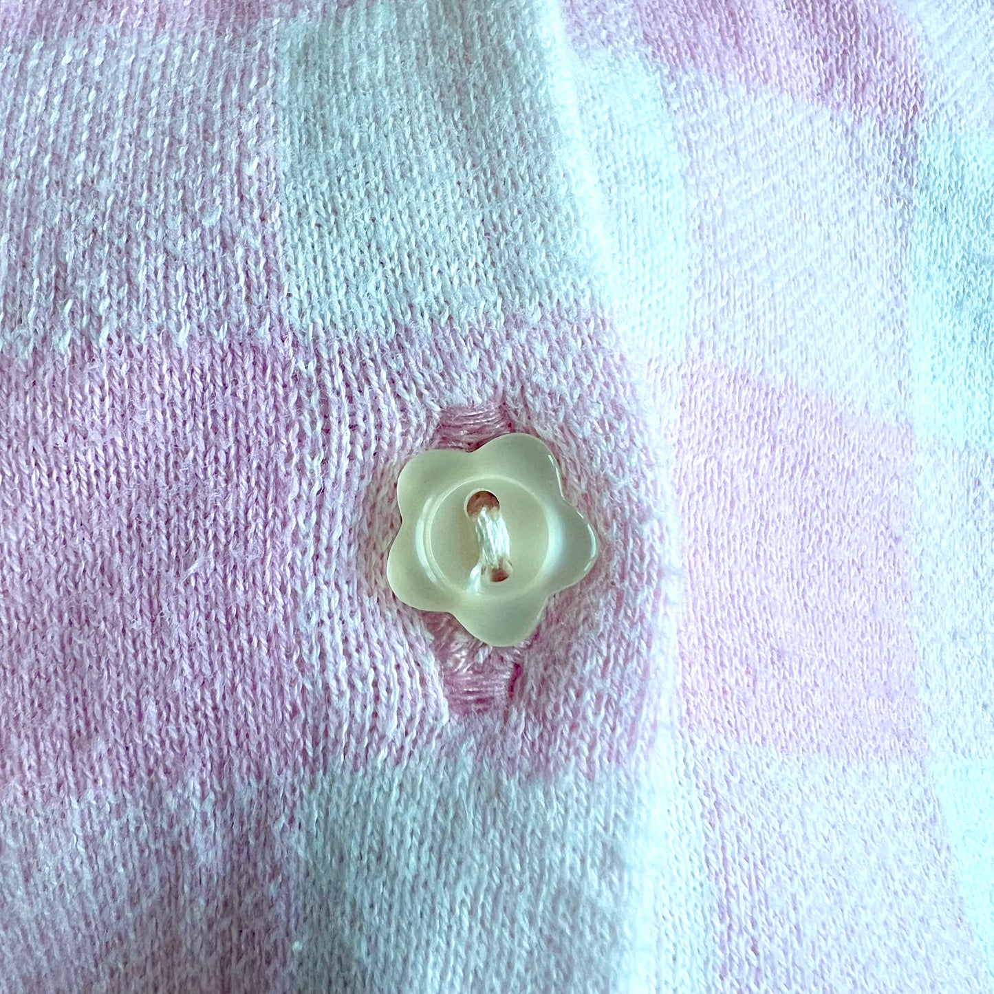 (Pre-loved) Polo Ralph Lauren Pink Check Cardigan 粉紅色格仔開襟衫 8-10Y
