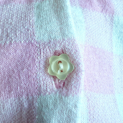 (Pre-loved) Polo Ralph Lauren Pink Check Cardigan 粉紅色格仔開襟衫 8-10Y