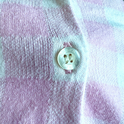 (Pre-loved) Polo Ralph Lauren Pink Check Cardigan 粉紅色格仔開襟衫 8-10Y