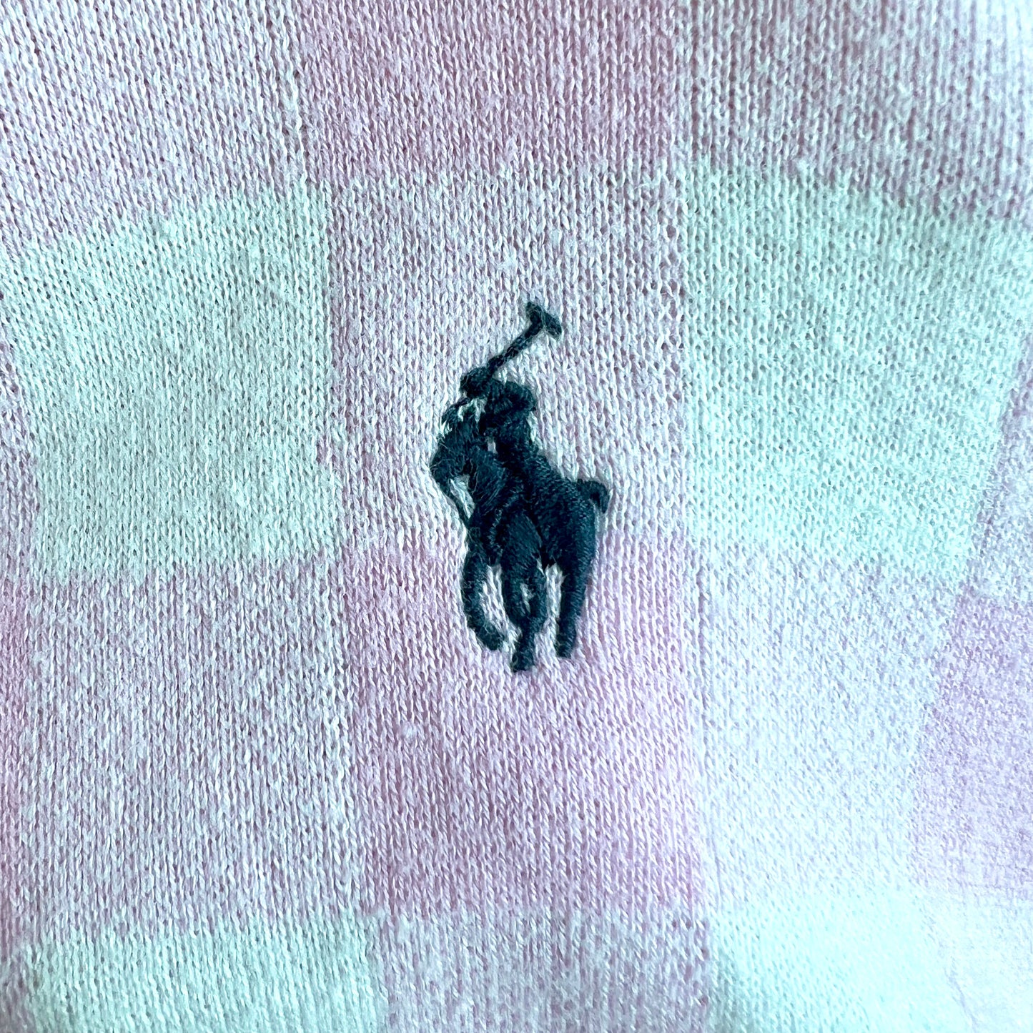 (Pre-loved) Polo Ralph Lauren Pink Check Cardigan 粉紅色格仔開襟衫 8-10Y