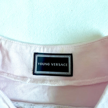 (Pre-loved) Versace Sleeves-less Dress 女童粉紅色無袖T恤裙 6Y