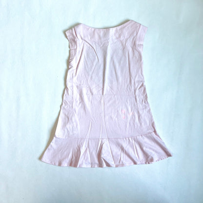 (Pre-loved) Versace Sleeves-less Dress 女童粉紅色無袖T恤裙 6Y