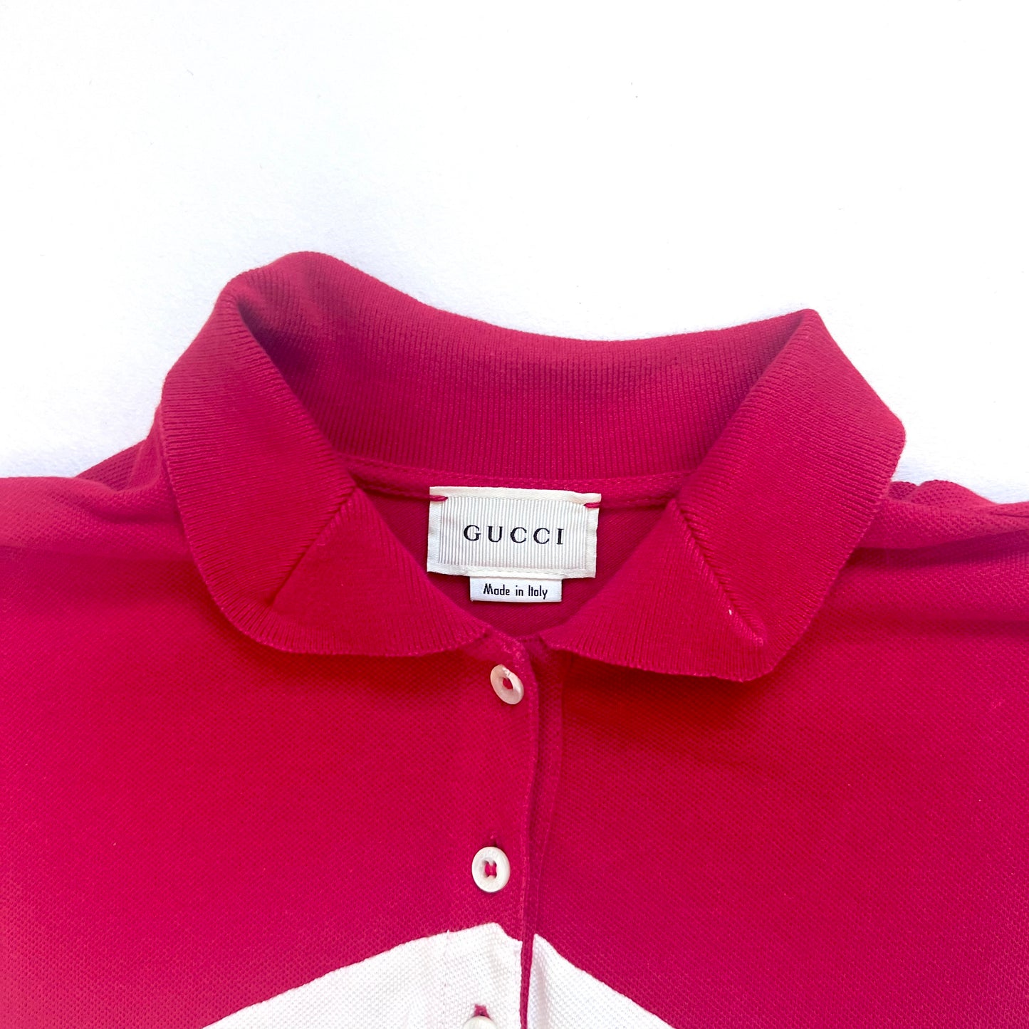 (Pre-loved) Gucci Color block Short Sleeves Polo Dress 短袖多色連衣裙 10Y