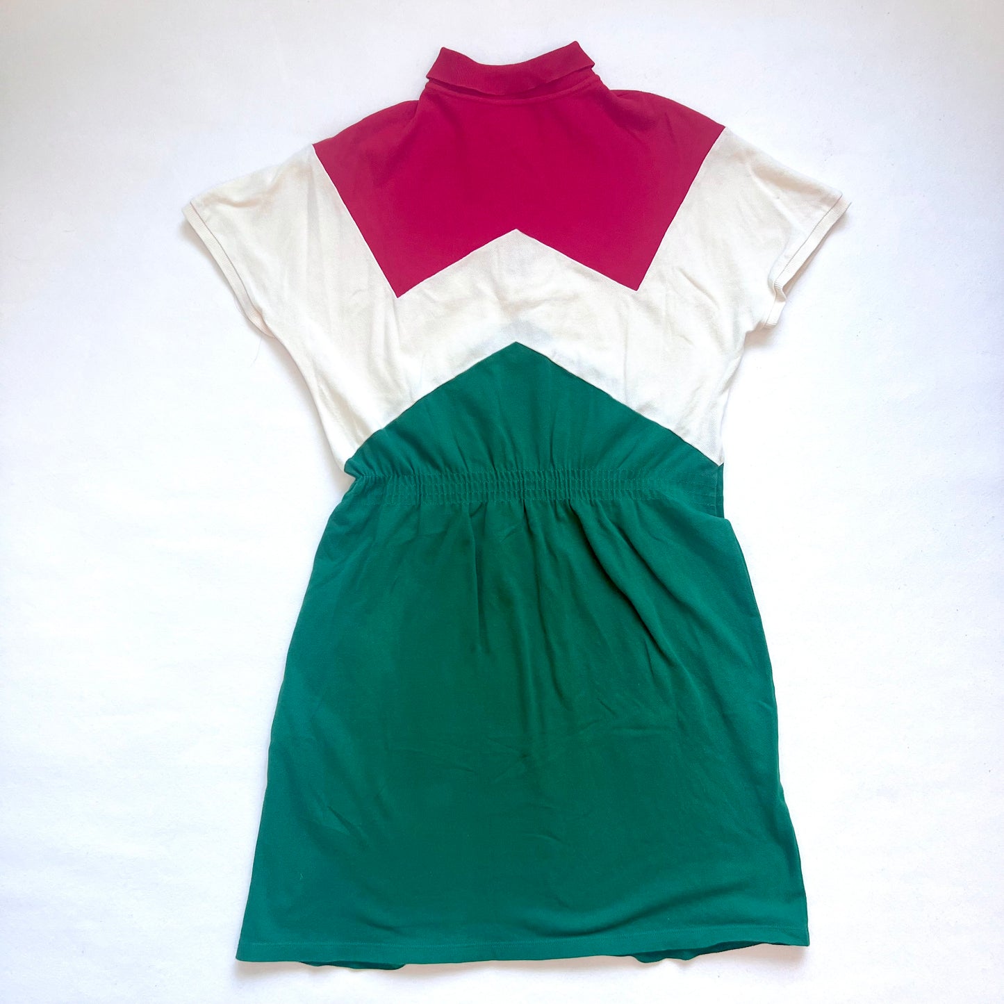 (Pre-loved) Gucci Color block Short Sleeves Polo Dress 短袖多色連衣裙 10Y