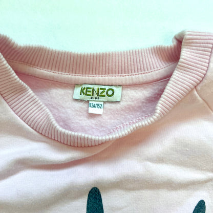 (Pre-loved) KENZO Long Sleeves Pink Sweater 女童粉紅色長袖衛衣 12Y