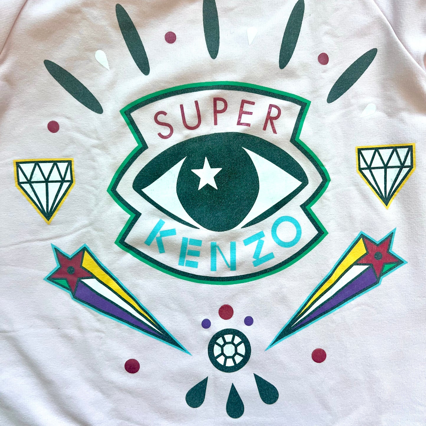 (Pre-loved) KENZO Long Sleeves Pink Sweater 女童粉紅色長袖衛衣 12Y