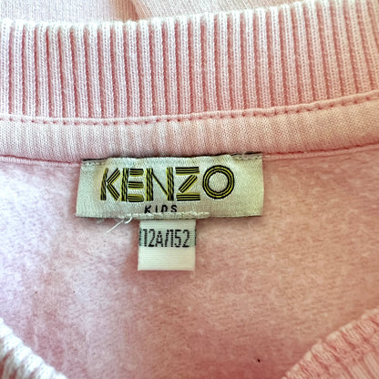 (Pre-loved) KENZO Long Sleeves Pink Sweater 女童粉紅色長袖衛衣 12Y