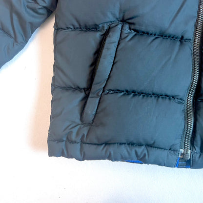 (Pre-loved) Polo Ralph Lauren Hooded Down Jacket 男童黑藍色有帽羽絨外套 4Y