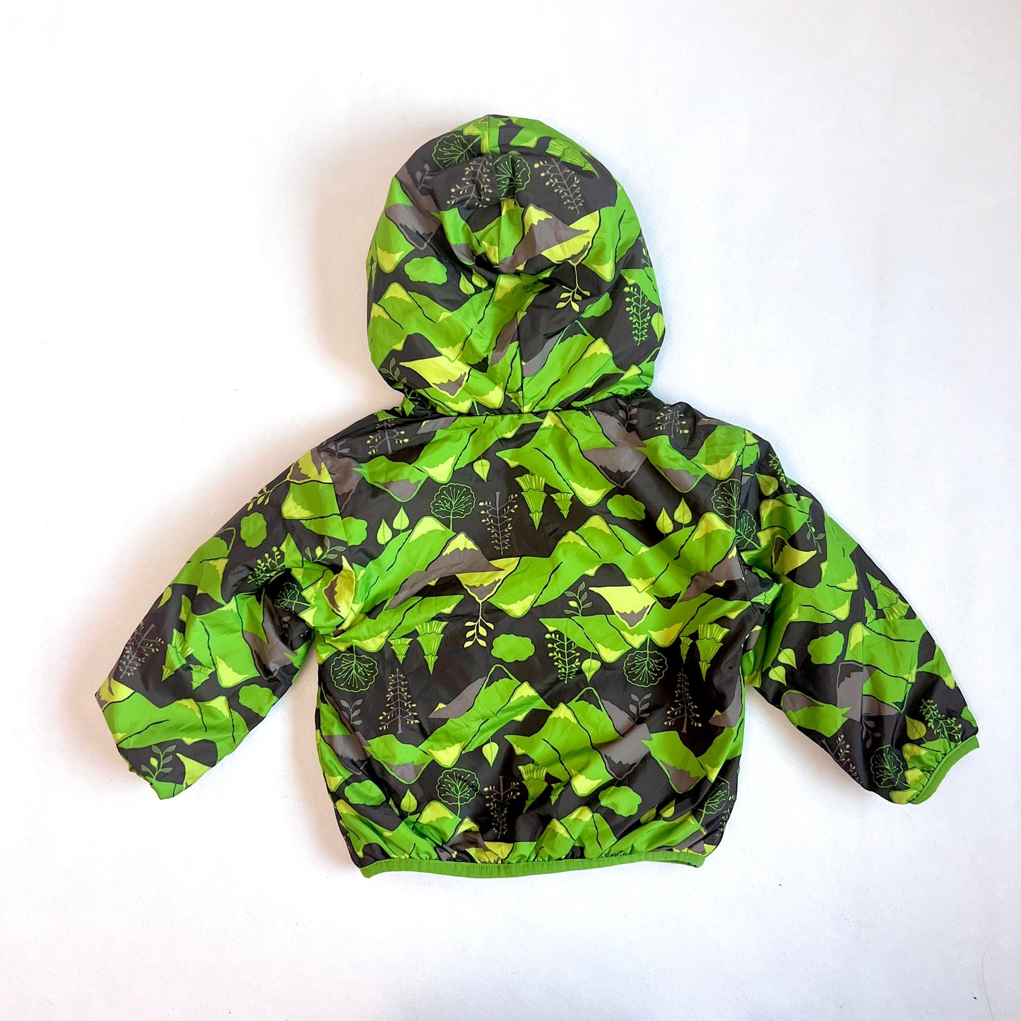 (Pre-loved) The North Face Green 2-sided Down Jacket 雙面連帽外套 18m