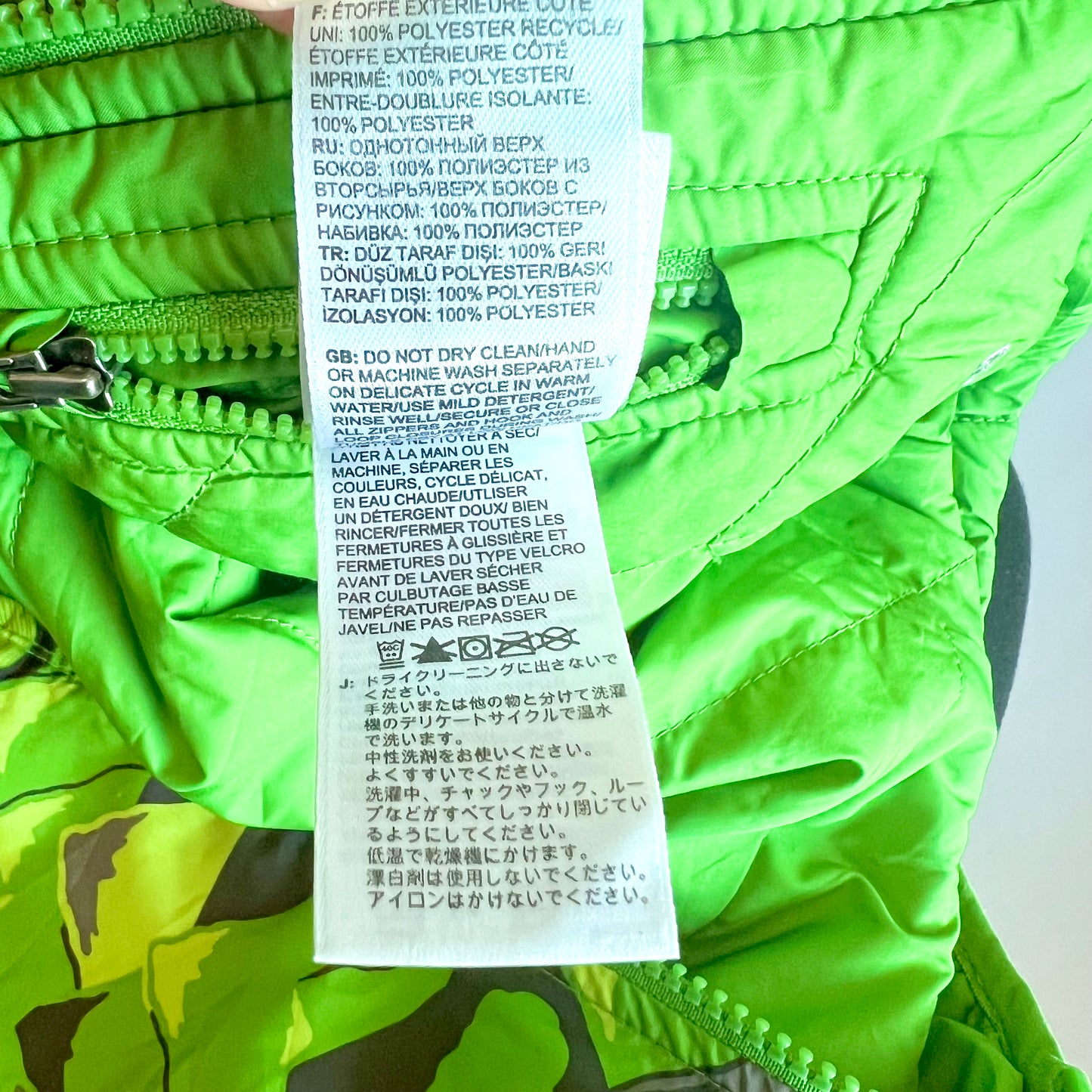 (Pre-loved) The North Face Green 2-sided Down Jacket 雙面連帽外套 18m