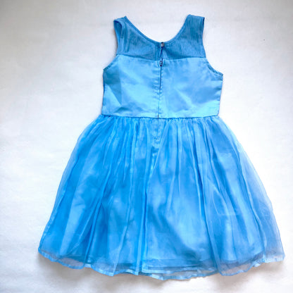 (Pre-loved) Disney Day Dress Cinderella 迪士尼灰姑娘藍色背心公主裙 7/8Y