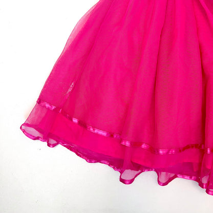 (Pre-loved) Disney Pink Minnie Mouse Day Dress 米妮粉紅色無袖公主裙 5/6Y