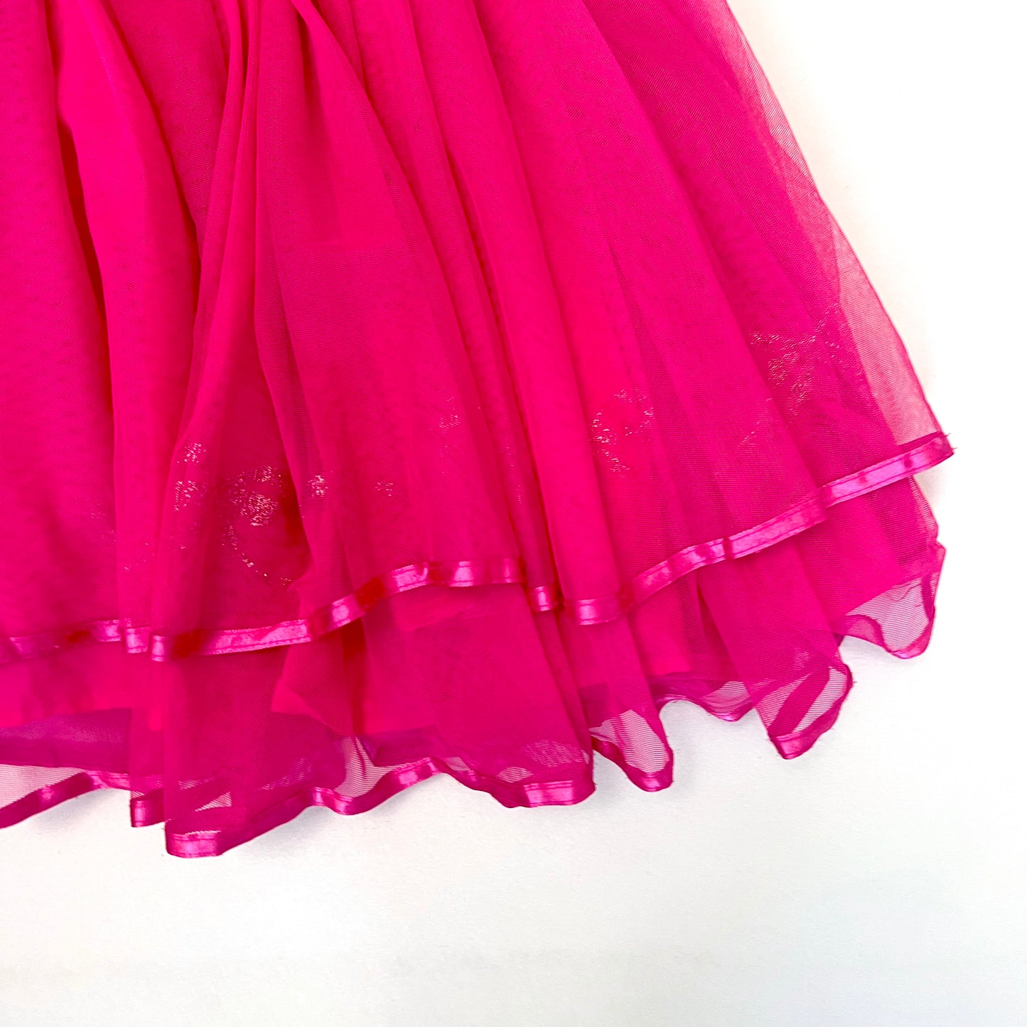 (Pre-loved) Disney Pink Minnie Mouse Day Dress 米妮粉紅色無袖公主裙 5/6Y