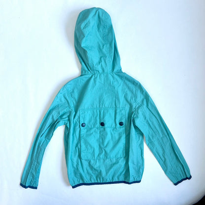 (Pre-loved) Burberry Blue Hooded Jacket 藍綠色有帽外套 140